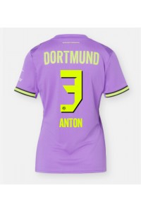 Borussia Dortmund Waldemar Anton #3 Jalkapallovaatteet Naisten Kolmaspaita 2026-27 Lyhythihainen